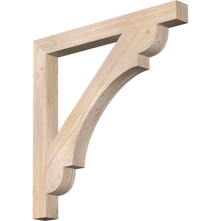 Ekena Millwork Olympic Block Smooth Bracket, Douglas Fir, 3 1/2"W x 36"D x 36"H BKT04X36X36OLY05SDF
